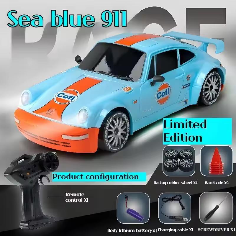 

New 911 4WD Remote Control Drift Car 1/20 Professional Children s Remote Control Racing Toys Simulation Car Model Boy Toys Gifts морской синий