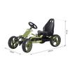 Kids Children Pedal Go Kart Ride On Racer Braking System Adjustable Seat Green