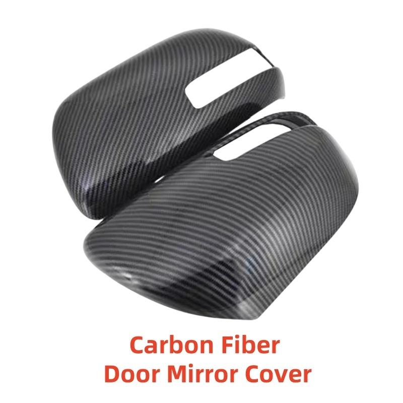 Biltillbehör Krom Bakre Spegel Tillbehör Kolfiber Dörrspegelkåpa Trim Klistra Stil För Toyota RAV4 Xa30 2005 2006 2009 2011 2012