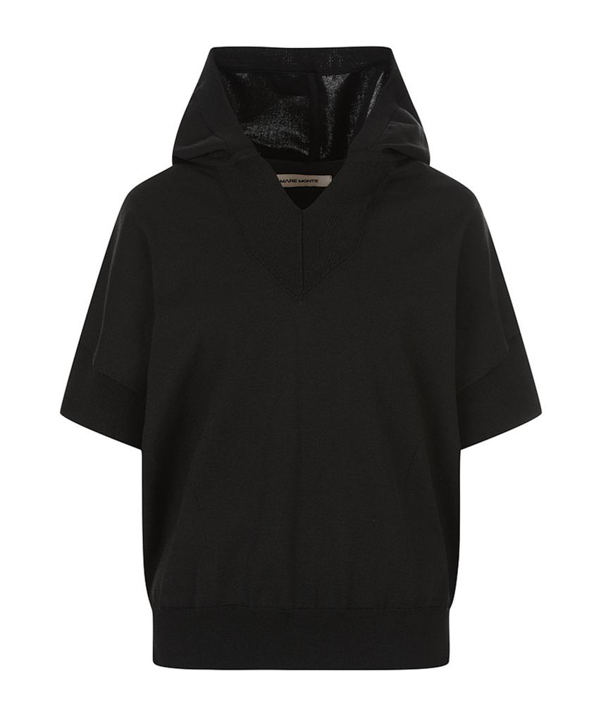 MAREMONTE Hooded Neck Loose Fit Knit_M244Mkt25M0