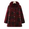 Middle-aged Women's New Grandma Winter Mink Coat Cotton-padded Mother Women's Fleece Coat Thickened Old Lady
