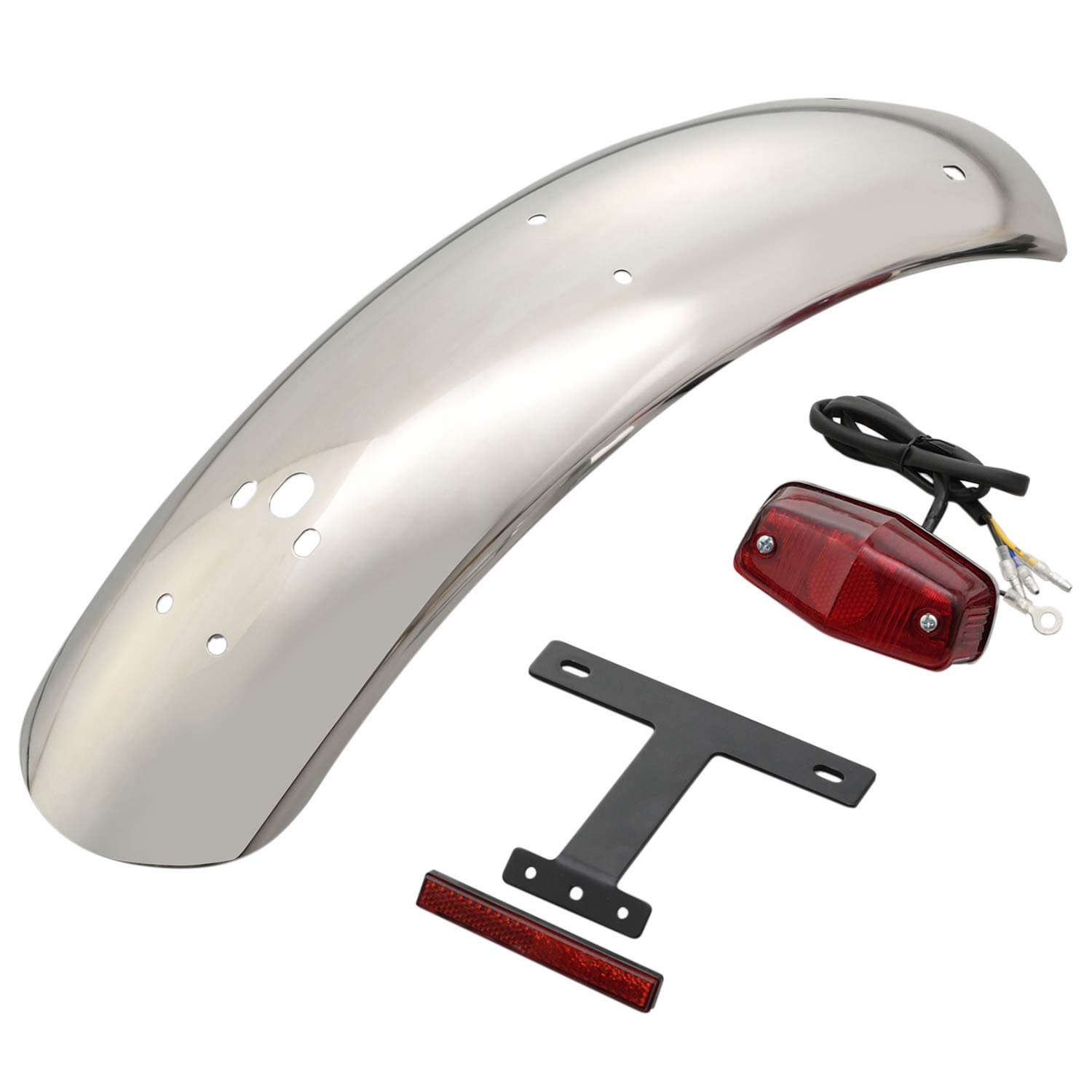 

Daytona Half Rear Fender 400 FI with Lucas Tail 15729 SR400/500 (79-08), (10-19) серебряный
