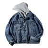 Herren Kapuzen-Jeansjacke - Frühling/Herbst Trendiger lockerer Schnitt im Hongkong-Stil