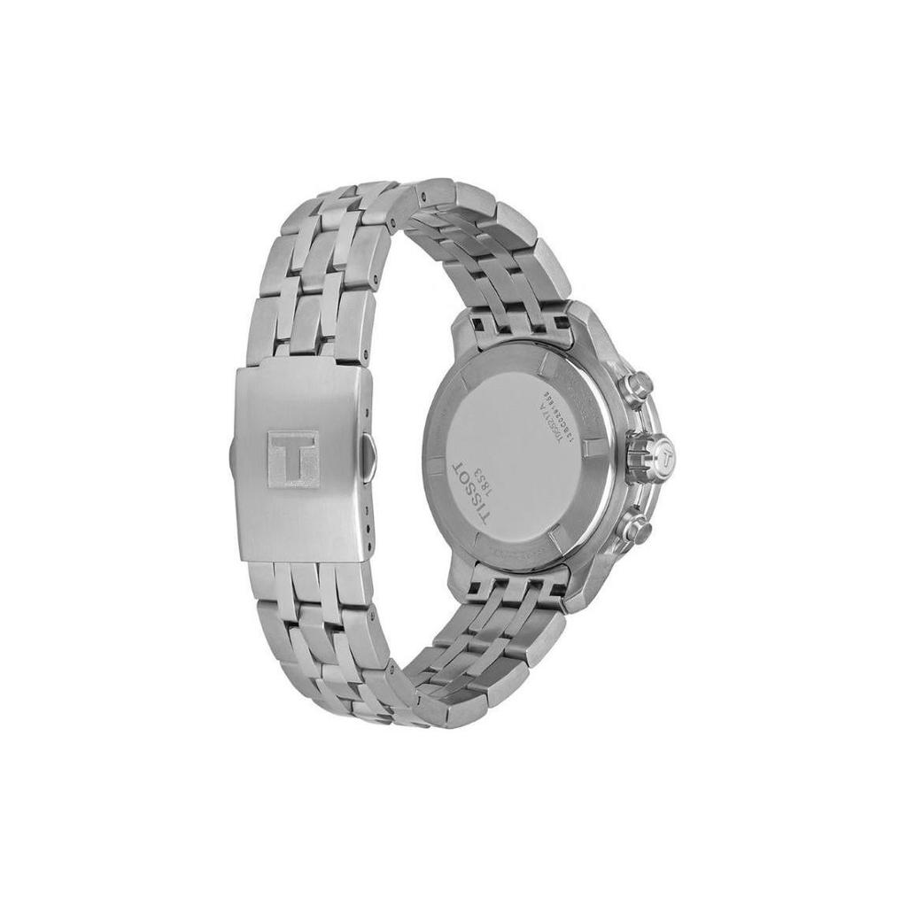 Tissot PRC 200 Series Quartz Movement Simple Sports 200m Waterproof Watch 34mm White Dial Stainless Steel Bracelet Women watches T055.217.11.113.00