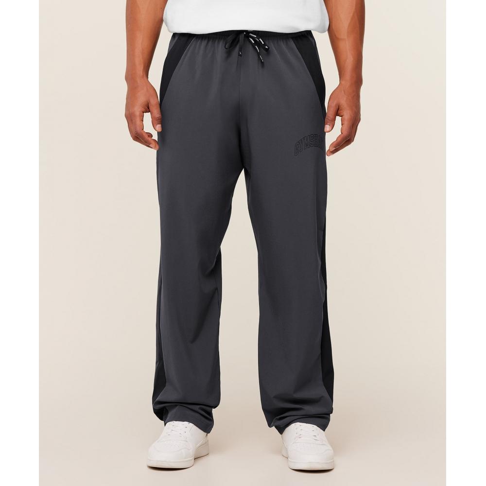 Gymshark Collegiate Tech Pants Onyx Grey A5b1y Gb7n
