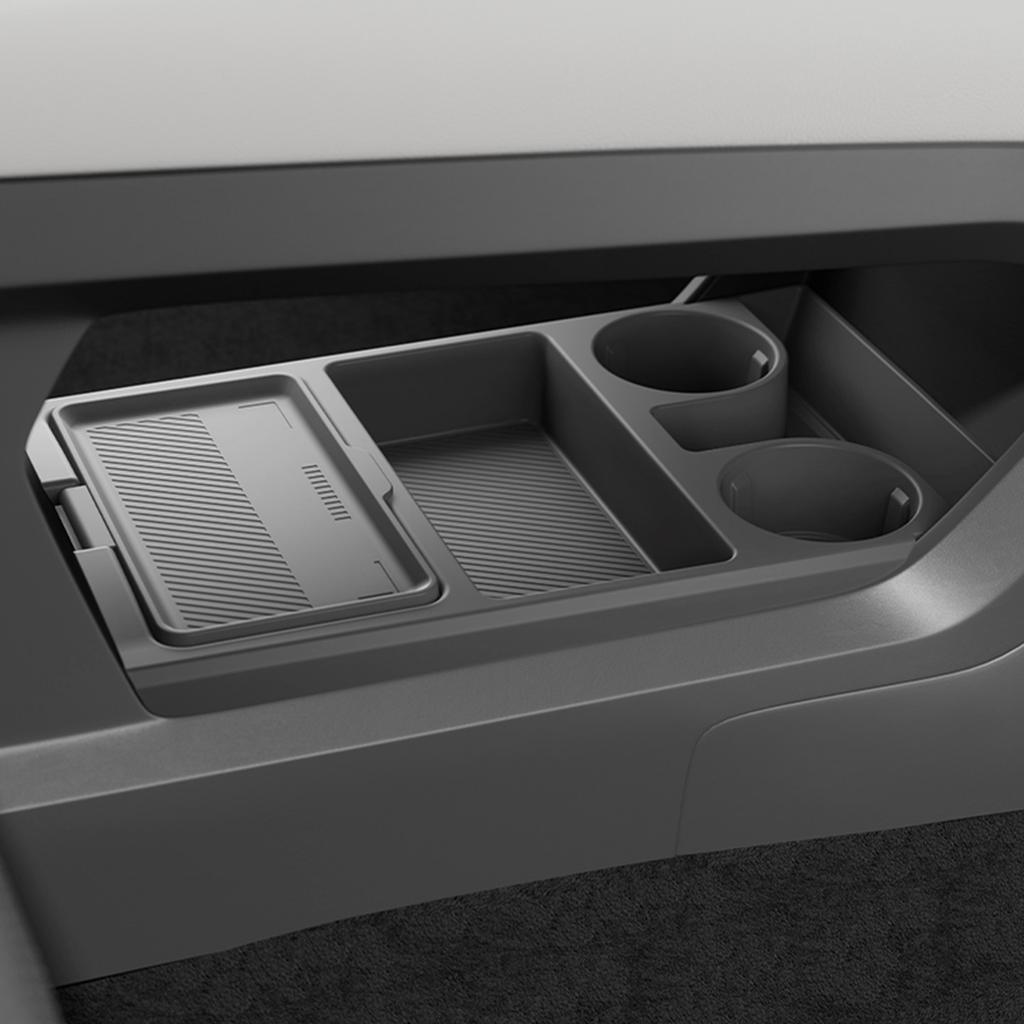 For Zeekr 001 2026 Center Console Lower Storage Box Organizer Tray Anti Slip Divider Interior Accessories