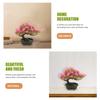 Artificial Bonsai Pine Tree Simulation Plant Realistic Home Decor Desktop Adornment For Indoor Outdoor Emulated Bonsai Pine Tree