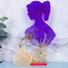 1PCS Photo Frame Women Resin Silicone Mold,Pregnant Mom Shape Silicone Epoxy Molds for Table Decor,Baby Gift, Mother's Day Gift