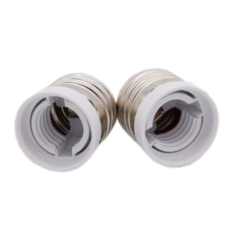 1/2/5 stk E27 til E17 til E27 LED-pære Strømsokkel Lyslampe Baseholder Halogen CFL Lyspære Adapter Konverter