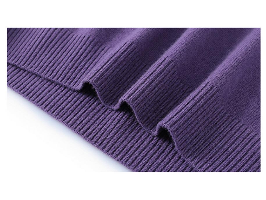 Luxurious Women's Pure Wool Turtleneck Sweater - Autumn/Winter Collection for Middle-aged Mothers