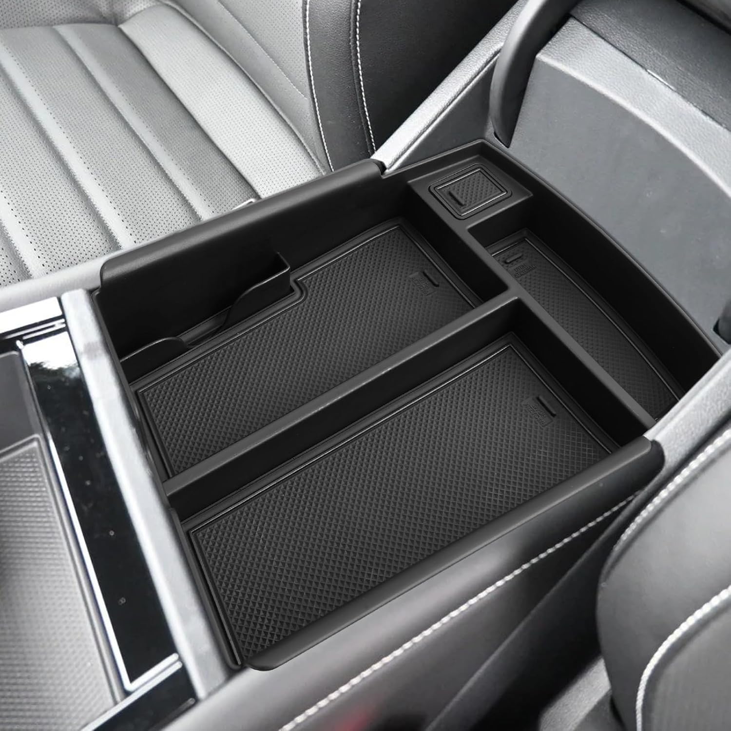 

SHAOHAO for 2026 Volkswagen Atlas Under Console Organizer for 2024 2025 2026 Volkswagen Atlas Accessories Lower Organizer (SE/SE with Tech/SEL/SEL 2024-2026 Atlas Center Co