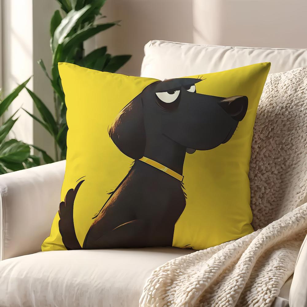 Cute Puppy PatternS cushion cover For Pillow Printing Sofa Decoration Home Car Room Coffee Shop Office Nordic Simplicity