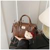 IELGY Ladies Messenger Bag Autumn Winter Retro Shoulder Fashion Boston Bag