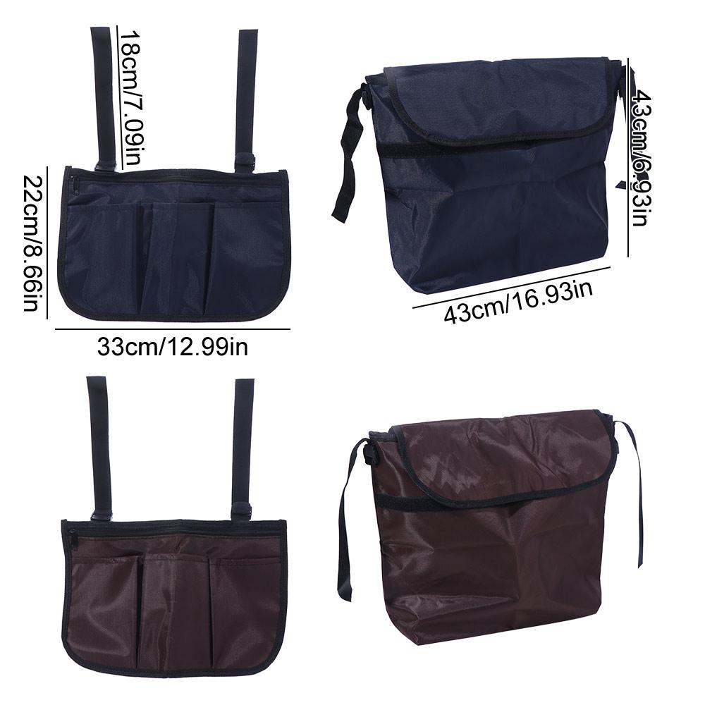 Waterproof Wheelchair Hanging Bag Portable Chair Organizer Bag  Walking Wheels