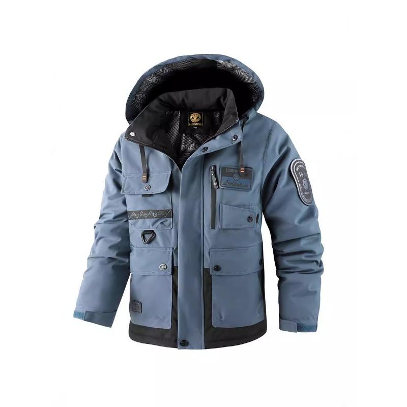 Neue Winter Herren Kapuzen Daunenjacken Lässige Wintermäntel Daunenjacken Hohe Qualität Männlich Dickere Warme Parkas Hombre Jacken Größe 3X