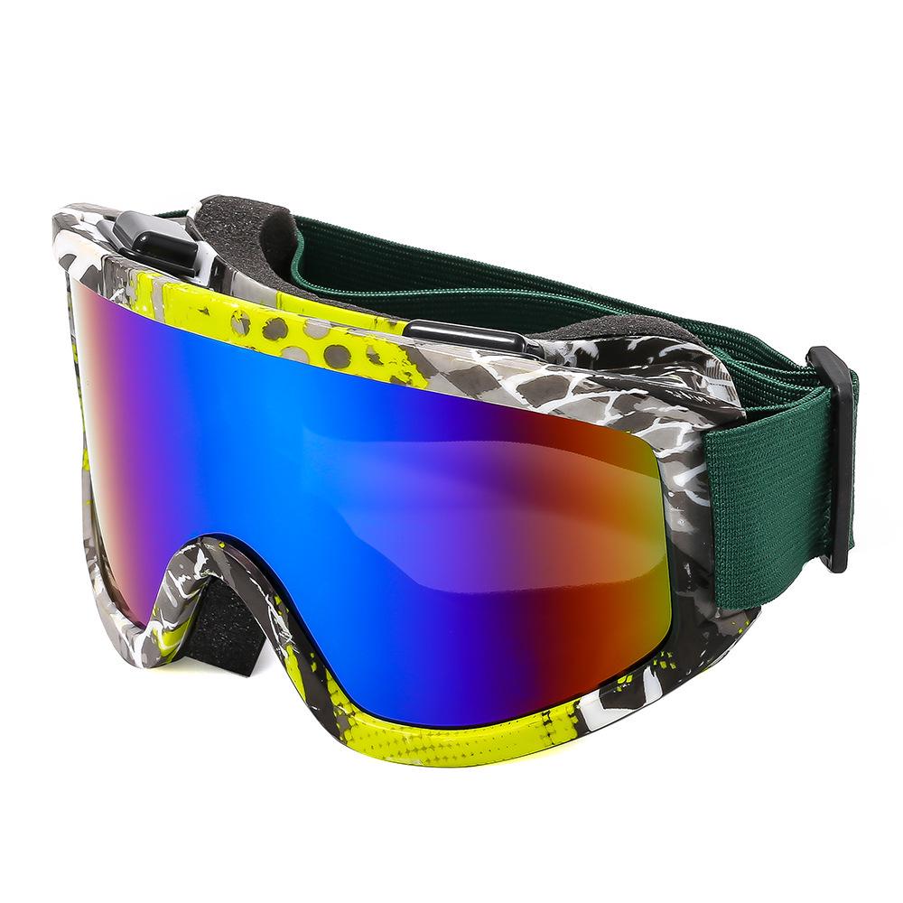 Outdoor Anti-Fog Large Frame Polarized Ski and Mountaineering Goggles