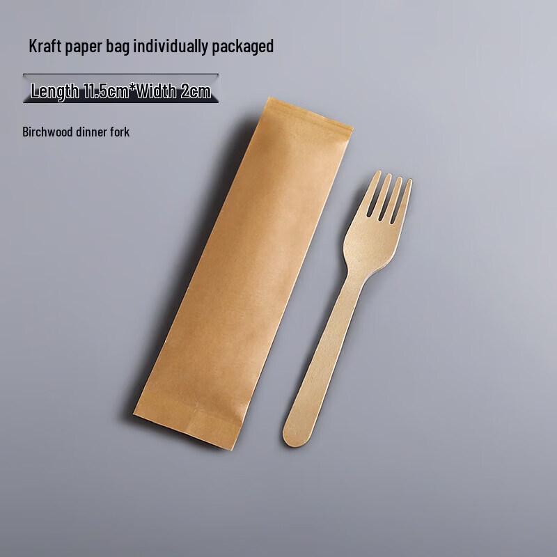 Qiwei Biodegradable Small Wooden Dessert Spoons