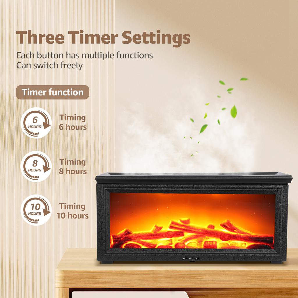 Nawilżacz Powietrza Styl Płomienia Dyfuzory Olejków Eterycznych Z 7 Kolorami LED USB Automatyczny Dyfuzor Zapachowy do Domu Pokoju Biura