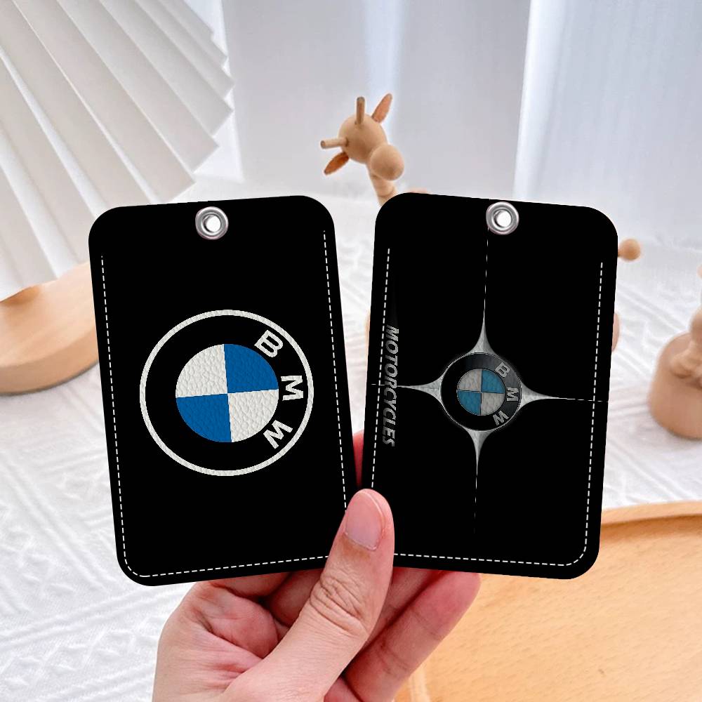 B-BMW-W Personalised Holder Suitable For Bank Card,Subway, Bus Card Wallet Card Case Badge Holder Keychain
