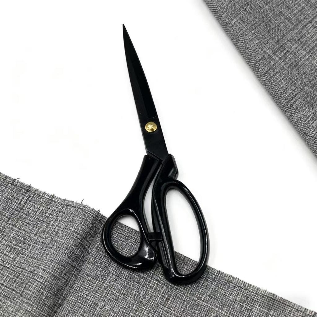 10-Inch Black Blade Stainless Steel Tailor Shears for Fabric and Clothing