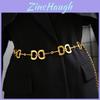 Metal Waist Chain For Women With Alloy Buckle Fashion Belt Accessory For Dresses And Pants