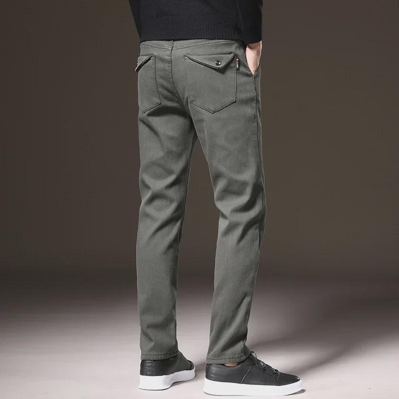 Men's Slim Fit Velvet-Lined Business Casual Pants - Stylish, Comfortable, and High-Quality Trousers