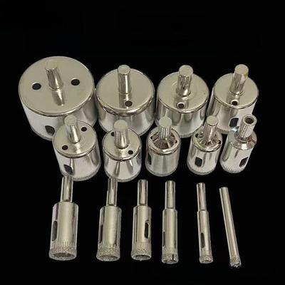 15-Piece Electroplated Glass Drill Bit Diamond Hole Opener Set