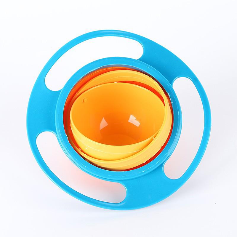 

360° Rotating Spill-Proof Gyro Bowl for Kids червоний