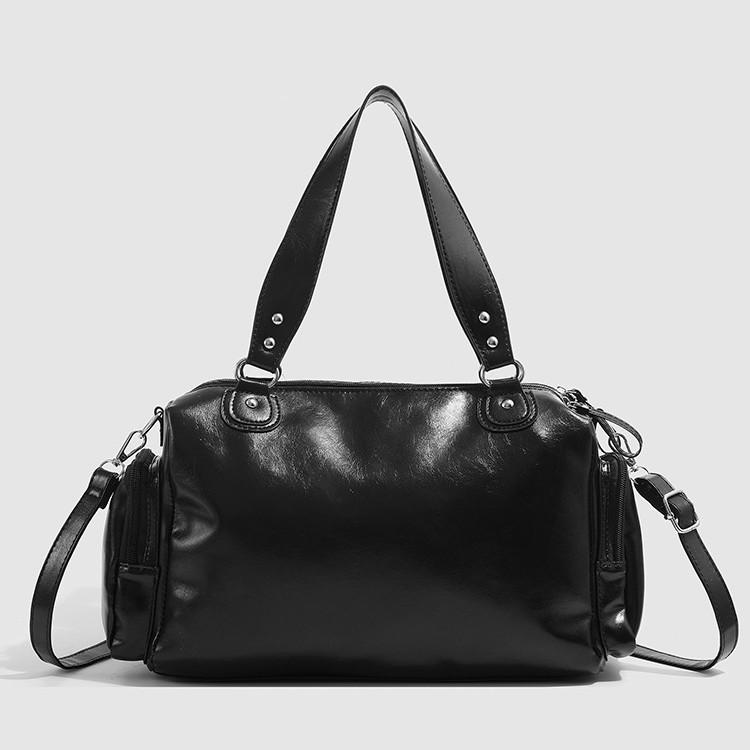 2025 New Punk Style Large Capacity Tote Bag, Niche High-End Versatile Commuting Shoulder and Crossbody Bag for Women
