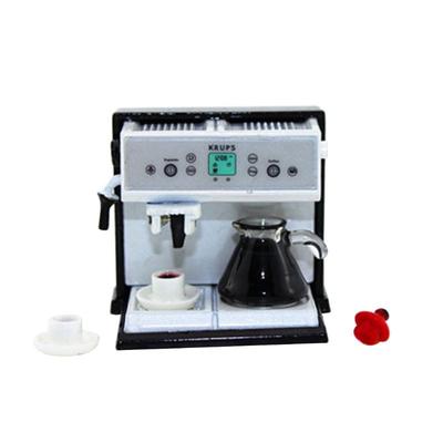 1:12 Dollhouse Miniature Kitchen Metal Expresso Coffee Maker Decor Ozdoby