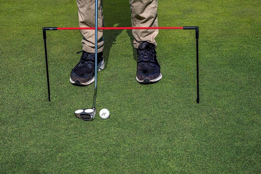 Callaway Alignment Sticks, 127cm, Set of 2, Jointed, Folding, with Case, Golf Practice Aid