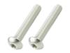 POSH FAITH Motorcycle Supplies Button Cap Bolt Stainless Steel 2