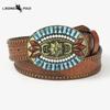 Bohemian Ethnic Style Belt Women's Fashion Retro Pattern Belt Men's High-end Women's Belt