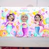 Mermaid Theme Birthday Party Photography Backdrop Mermaid Birthday Background Cake Table Girls Birthday Decorations Baby Shower