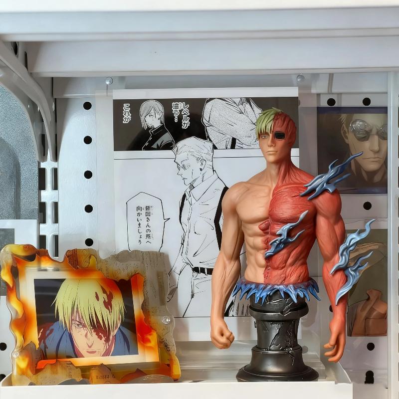 Jujutsu Kaisen 1/6 Nanami Kento 32cm Action Figures PVC 3-Head Statue Collectable Anime Model Toy Exquisite Ornament Boy Gift