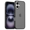 (iPhone 17, Schwarz) Für iPhone 17 Hülle Hautgefühl Mattiertes PC+TPU Schutzhülle