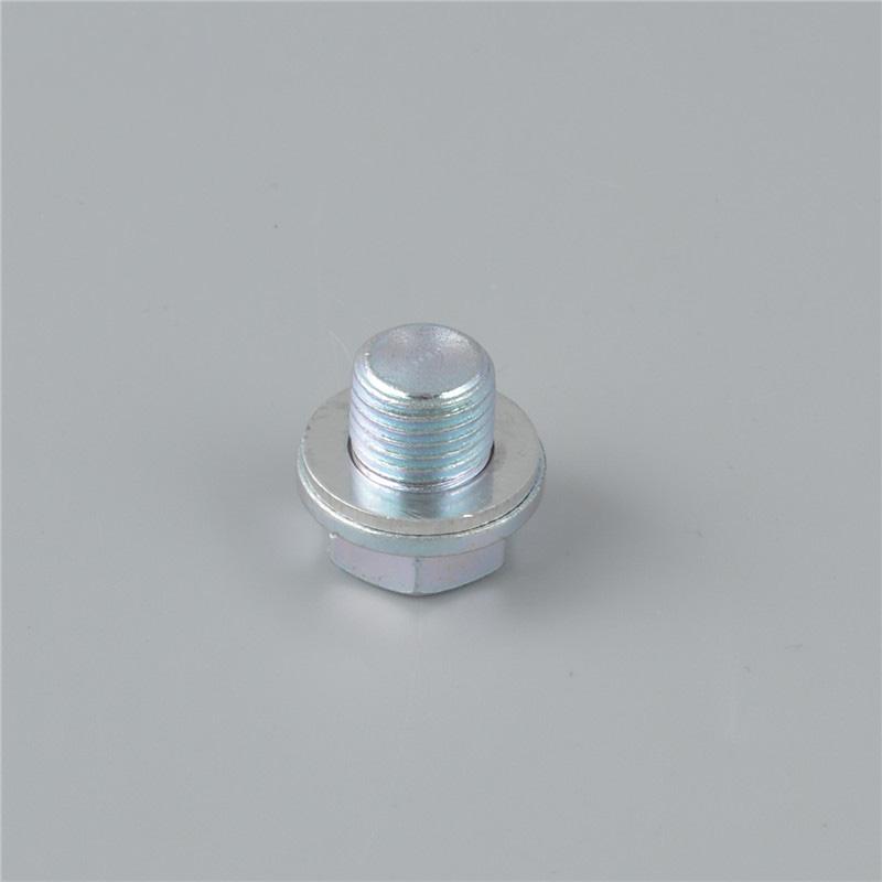 Oil Drain Plug with Seal/Gasket Locking Screw Oil Sump for Honda Odyssey Civic Fit SDL CRV