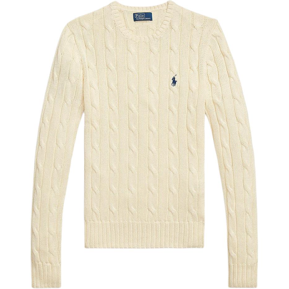 

Polo Ralph Lauren Вышитый Вязаный Свитер с Круглым Вырезом Slim Fit Женский свитер 211971869-015 M