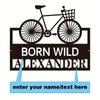 Metal Bike Wall Art Decor Cycling Gift for Man Cave Garage