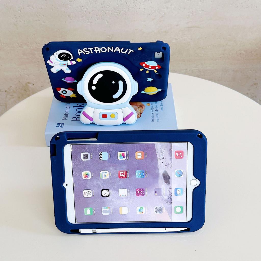 3D Astronaut 360 Stand Flat Case For iPad Redmi pad  SE 8.7 in pad 10.6 in SE 11 in 5 6 11in 5pro 6Pro SE 8.7 pad 2 11 inch Redmi SE 11 iPad mini pro