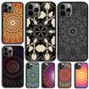 Mandala Blume Totem Handyhülle Für iPhone 17 Air 16 15 14 13 12 11 Pro Max Plus Max Hülle Schale