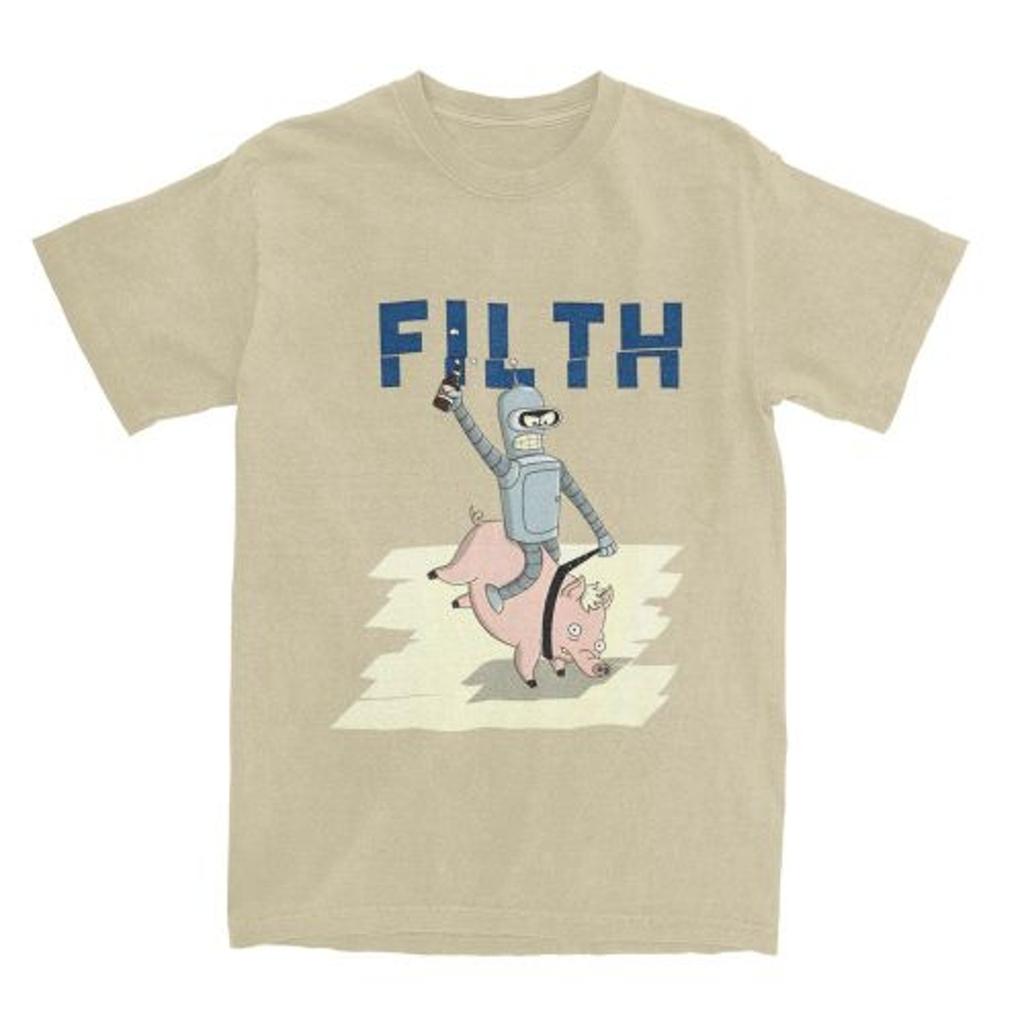 2025 Mode Lässig Bender Futuramas T-Shirt Damen Herren Rundhals Kurzarm T-Shirt Kleidung Baumwolle Männlich Sommer Tops Schwarzes T-Shirt