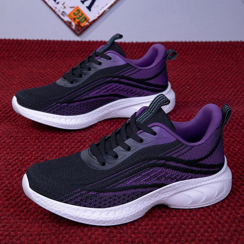 Sneakers women's new spring and autumn non-slip soft sole wear-resistant mesh breathable casual shoes versatile ultra-light running shoes