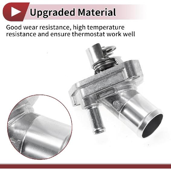 Car Thermostat for Nissan Frontier 2005-2019 for Infiniti FX35 2003-2008 Engine Coolant Thermostat Housing Assembly No.2120031U13