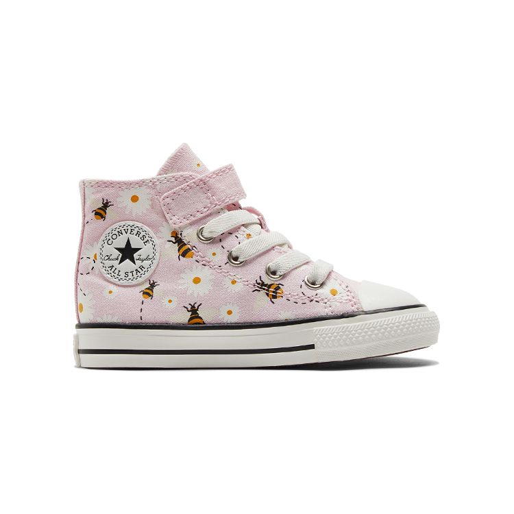 Converse All Star 1V Comfortable Casual High-Top Walking Shoes Baby Shoes Pink A01620C