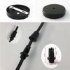 Metal LED Lamp Holder Socket Adapter Round Light Base Hanging Light Parts Converter Ceiling Light Holder