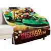 Michiko to Hatchin Throw Blanket Anti Shedding Soft Fuzzy Blanket for Home