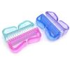 12 Pcs Large Handle Grip Nail Dusting Brush Kit Hand Fingernail Scrubbing Cleaning Brush Pedicure