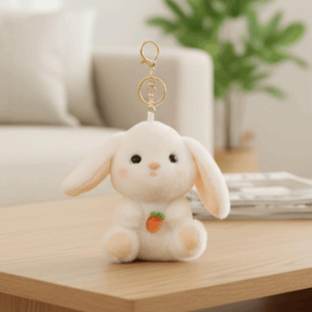 Animal Bear Plush Bunny Keychain Plush Doll Rabbit Bag Pendant Boys and Girls