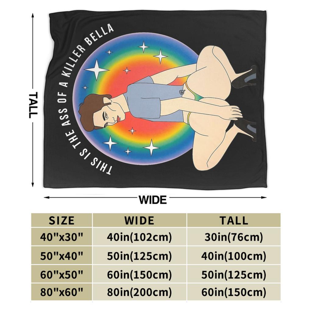 Il Culo di un Killer Bella Coperta Pile Corallo Peluche La Saga di Twilight Coperte Leggere per Letti Ufficio Copriletto